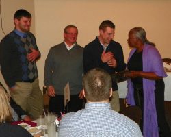 CSHOF 2014 Awards Banquet. Fredonia baseball team and Sharon Robinson. February 17, 2014. CSHOF 2014 Awards Banquet. February 17, 2014.