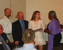 CSHOF 2014 Awards Banquet. Frewsburg softball team and Sharon Robinson. February 17, 2014. CSHOF 2014 Awards Banquet. February 17, 2014.
