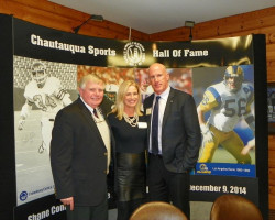 Greg Peterson with Caroline and Shane Conlan. Greg Peterson with Caroline and Shane Conlan