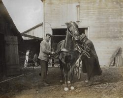 Hugh Bedient HB with horse
