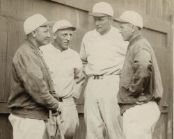 Howard Ehmke second from right. Photo courtesy of the Silver Creek Historical Center. Howard Ehmke second from right.