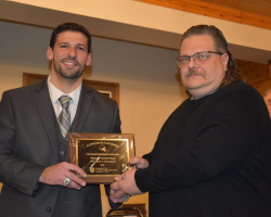 Ty Harper & Bill Schneider -CSP Football - NYS Class D Champions. Harper