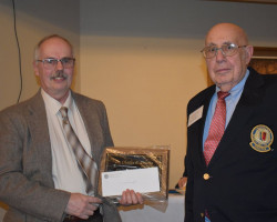 Doug Hoisington with Charles Sinatra - 2020 Dr. Charles E. Sinatra Legacy Award - Unsung Hero. Hoisington