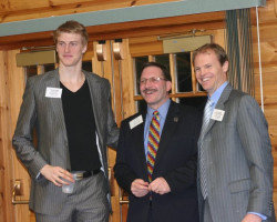 CSHOF 2011 Awards Banquet. Tyler Myers, Chip Johnson and Kevyn Adams. February 21, 2010. CSHOF 2011 Awards Banquet. February 21, 2010.