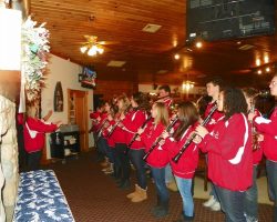 Jamestown High School band. JHS-band
