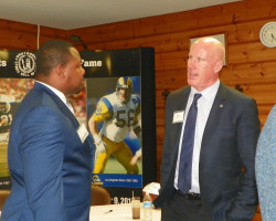 Jehuu Caulcrick and Shane Conlan. Jehuu Caulcrick and Shane Conlan.