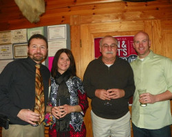 John and Jenny Tanner with John and Dale Lamb. John-Jenny-Tanner-John-Dale-Lamb