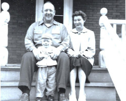 John, Jeff and Myrtle Newman, 1960. John, Jeff and Myrtle Newman, 1960.