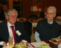 CSHOF 2012 Awards Banquet. John O'Neil and Jill Scott. Photo courtesy Heidi Anderson. February 20, 2012. CSHOF 2012 Awards Banquet. February 20, 2012.