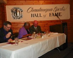 CSHOF 2014 Awards Banquet. Chip Johnson, Sharon Robinson, Randy Anderson. February 17, 2014. CSHOF 2014 Awards Banquet. February 17, 2014.