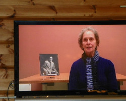 Kathy Roselle introducing Jim Roselle. Kathy Roselle introducing Jim Roselle