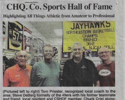 CHQ. Co. Sports Hall Of Fame. <em>Lakeside Ledger</em> , September 20, 2018. CHQ. Co. Sports Hall Of Fame. September 20, 2018.