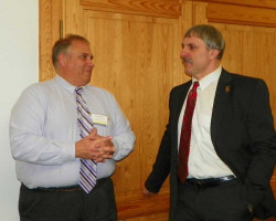 CSHOF 2013 Awards Banquet. Lou Deppas with Bruce Baumgartner. February 18, 2013. CSHOF 2013 Awards Banquet. February 18, 2013.