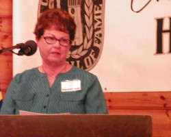 Mary Keeney accepting for Jack Keeney. Mary Keeney accepting for Jack Keeney