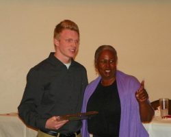 CSHOF 2014 Awards Banquet. Matt McCarthy and Sharon Robinson. February 17, 2014. CSHOF 2014 Awards Banquet. February 17, 2014.