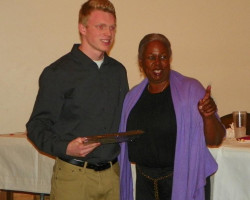 CSHOF 2014 Awards Banquet. Matt McCarthy and Sharon Robinson. February 17, 2014. CSHOF 2014 Awards Banquet. February 17, 2014.