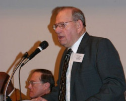 CSHOF 2010 Awards Banquet. CSHOF President Ron Melquist - photo courtesy of Jim Riggs. February 15, 2010. CSHOF 2010 Awards Banquet. February 15, 2010.