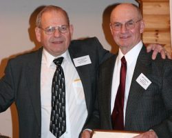 CSHOF 2010 Awards Banquet. Ron Melquist and Art Asquith - photo courtesy of Jim Riggs. February 15, 2010. CSHOF 2010 Awards Banquet. February 15, 2010.
