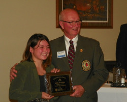 Mika Walters with Randy Anderson. Mika Walters