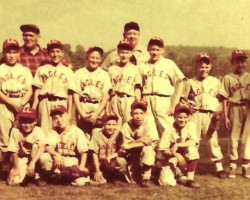 John Newman coach of Eagles Little League team. Year unknown. John Newman coach of Eagles Little League team. Year unknown.