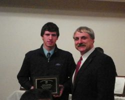 CSHOF 2013 Awards Banquet. Nick Lenart, Panama Central, with Bruce Baumgartner. February 18, 2013. CSHOF 2013 Awards Banquet. February 18, 2013.