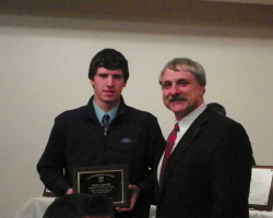 CSHOF 2013 Awards Banquet. Nick Lenart, Panama Central, with Bruce Baumgartner. February 18, 2013. CSHOF 2013 Awards Banquet. February 18, 2013.