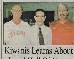 Kiwanis Learns About Local Hall of Fame. <em>Post-Journal</em> (Jamestown), May 11, 2012. Kiwanis Learns About Local Hall of Fame. May 11, 2012.