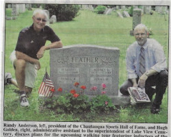 CSHOF Inductee Tour Set At Lake View Cemetery. <em>Post-Journal</em> (Jamestown), July 28, 2013. CSHOF Inductee Tour Set At Lake View Cemetery. July 28, 2013.