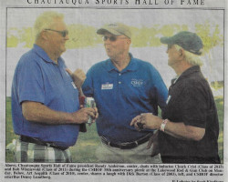 Chautauqua Sports Hall Of Fame. <em>Post-Journal</em> (Jamestown), August 9, 2016. Chautauqua Sports Hall Of Fame. August 9, 2016.