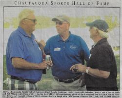 Chautauqua Sports Hall Of Fame. <em>Post-Journal</em> (Jamestown), August 9, 2016. Chautauqua Sports Hall Of Fame. August 9, 2016.