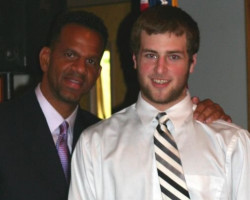 CSHOF 2012 Awards Banquet. Andre Reed and Peter Trathen. Photo courtesy Heidi Anderson. February 20, 2012. CSHOF 2012 Awards Banquet. February 20, 2012.