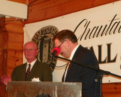 CSHOF 2013 Awards Banquet. Randy Anderson and Chip Johnson. February 18, 2013. CSHOF 2013 Awards Banquet. February 18, 2013.