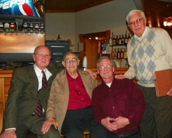 CSHOF 2013 Awards Banquet. Randy Anderson, Vinnie Calarco, Steve Calarco, and Russ Diethrick. February 18, 2013. CSHOF 2013 Awards Banquet. February 18, 2013.