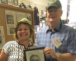 Rhonda and Bob McAnlis at the CSHOF where her father, Al Stuhlmiller, is enshrined. Rhonda and Bob McAnlis.