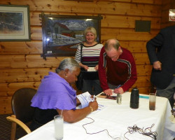 CSHOF 2014 Awards Banquet. Sharon Robinson and Terry Frank. February 17, 2014. CSHOF 2014 Awards Banquet. February 17, 2014.