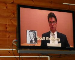 Scott Kindberg introducing Scrubby Olson. Scott Kindberg introducing Scrubby Olson.