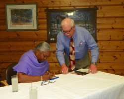 CSHOF 2014 Awards Banquet. Sharon Robinson and Dave Howard. February 17, 2014. CSHOF 2014 Awards Banquet. February 17, 2014.