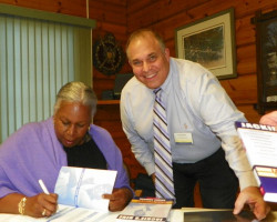 CSHOF 2014 Awards Banquet. Sharon Robinson and Lou Deppas. February 17, 2014. CSHOF 2014 Awards Banquet. February 17, 2014.
