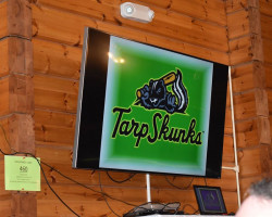 Jamestown Tarp Skunks logo. Skunks