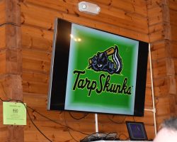 Jamestown Tarp Skunks logo. Skunks