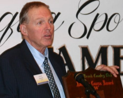 CSHOF 2012 Awards Banquet. Steve Bishop. Photo courtesy Heidi Anderson. February 20, 2012. CSHOF 2012 Awards Banquet. February 20, 2012.