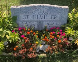 Al Stuhlmiller's grave marker. Al Stuhlmiller's grave marker.