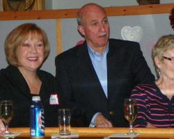 CSHOF 2013 Awards Banquet. Sue Benson, Lou Mazzie, and Sue Lindquist. February 18, 2013. CSHOF 2013 Awards Banquet. February 18, 2013.