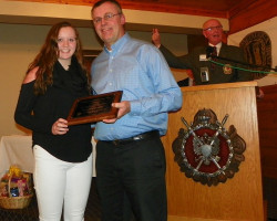 Swanson Award - Natalie Angeletti with Mel Swanson. Swanson-Award-Angeletti