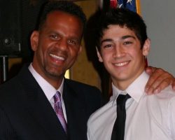 CSHOF 2012 Awards Banquet. Andre Reed and Tanner Hoose. Photo courtesy Heidi Anderson. February 20, 2012. CSHOF 2012 Awards Banquet. February 20, 2012.