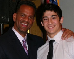 CSHOF 2012 Awards Banquet. Andre Reed and Tanner Hoose. Photo courtesy Heidi Anderson. February 20, 2012. CSHOF 2012 Awards Banquet. February 20, 2012.