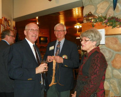 Tom Priester with Cal and Sharon Cederquist. Tom-Priester-CalSharon-Cederquist