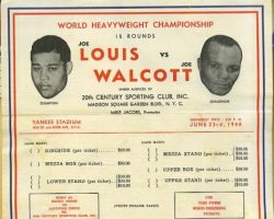 1948 ticket order form boxing 1948