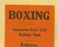 1947 boxing ticket boxing 3-26-47