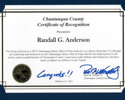 Chautauqua County Certificate of Recognition. February 21, 2022. Chautauqua County Certificate of Recognition. February 21, 2022.